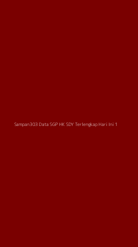 Tampilan Antarmuka Aplikasi Sampan303 Data Sgp Hk Sdy Terlengkap Hari Ini - 1