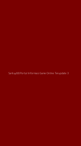 Tampilan Antarmuka Aplikasi Santuy88 Portal Informasi Game Online Terupdate - 3