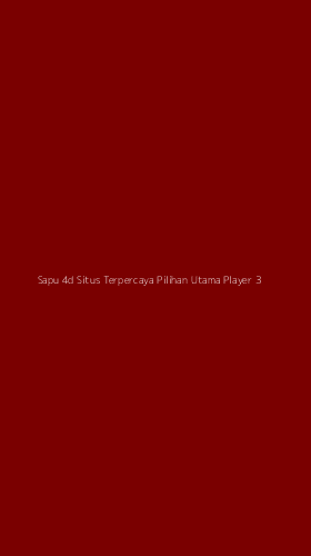 Tampilan Antarmuka Aplikasi Sapu 4d Situs Terpercaya Pilihan Utama Player - 3