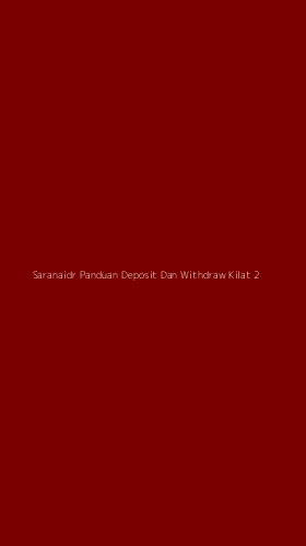 Tampilan Antarmuka Aplikasi Saranaidr Panduan Deposit Dan Withdraw Kilat - 2