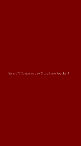 Tampilan Antarmuka Aplikasi Sarang77 Kumpulan Link Situs Game Populer - 4