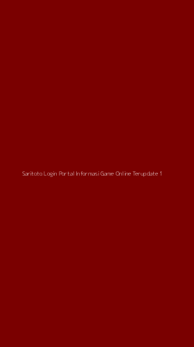 Tampilan Antarmuka Aplikasi Saritoto Login Portal Informasi Game Online Terupdate - 1