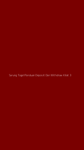 Tampilan Antarmuka Aplikasi Sarung Togel Panduan Deposit Dan Withdraw Kilat - 3