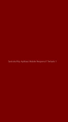 Tampilan Antarmuka Aplikasi Sastoto Rtp Aplikasi Mobile Responsif Terbaik - 1
