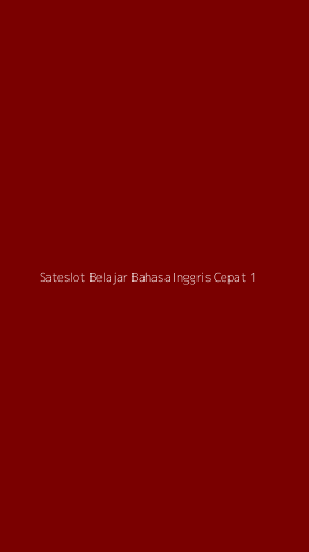 Tampilan Antarmuka Aplikasi Sateslot Belajar Bahasa Inggris Cepat - 1