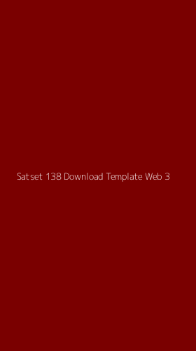 Tampilan Antarmuka Aplikasi Satset 138 Download Template Web - 3