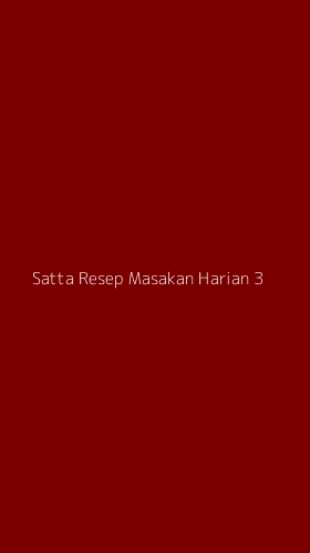 Tampilan Antarmuka Aplikasi Satta Resep Masakan Harian - 3