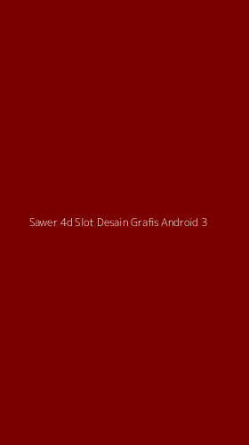 Tampilan Antarmuka Aplikasi Sawer 4d Slot Desain Grafis Android - 3