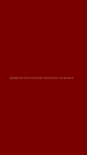 Tampilan Antarmuka Aplikasi Sayabetslot Portal Informasi Game Online Terupdate - 4