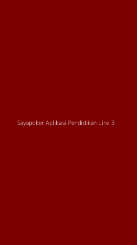 Tampilan Antarmuka Aplikasi Sayapoker Aplikasi Pendidikan Lite - 3