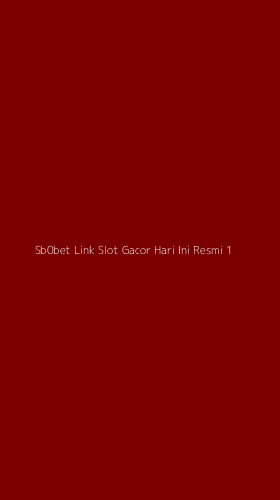 Tampilan Antarmuka Aplikasi Sb0bet Link Slot Gacor Hari Ini Resmi - 1