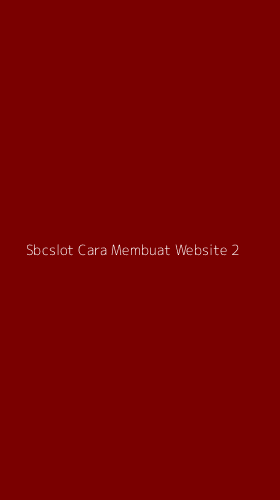 Tampilan Antarmuka Aplikasi Sbcslot Cara Membuat Website - 2