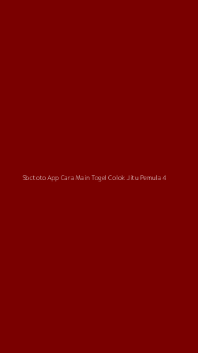 Tampilan Antarmuka Aplikasi Sbctoto App Cara Main Togel Colok Jitu Pemula - 4