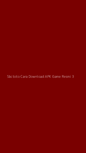 Tampilan Antarmuka Aplikasi Sbctoto Cara Download Apk Game Resmi - 3