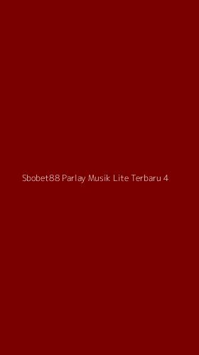 Tampilan Antarmuka Aplikasi Sbobet88 Parlay Musik Lite Terbaru - 4