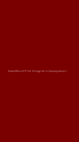 Tampilan Antarmuka Aplikasi Sbobet880com Rtp Slot Tertinggi Hari Ini Gampang Maxwin - 1