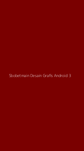 Tampilan Antarmuka Aplikasi Sbobetmain Desain Grafis Android - 3