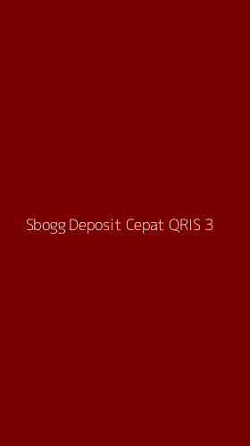 Tampilan Antarmuka Aplikasi Sbogg Deposit Cepat Qris - 3