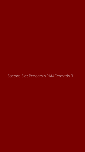 Tampilan Antarmuka Aplikasi Sbototo Slot Pembersih Ram Otomatis - 3