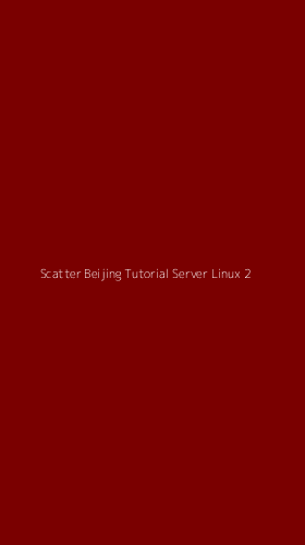 Tampilan Antarmuka Aplikasi Scatter Beijing Tutorial Server Linux - 2