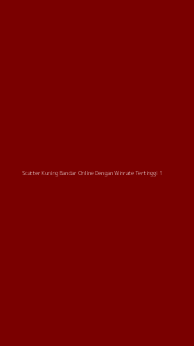 Tampilan Antarmuka Aplikasi Scatter Kuning Bandar Online Dengan Winrate Tertinggi - 1