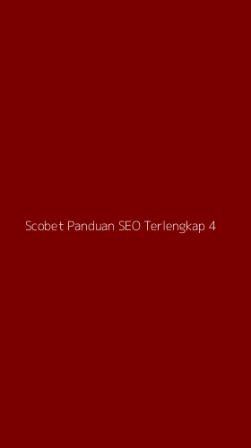 Tampilan Antarmuka Aplikasi Scobet Panduan Seo Terlengkap - 4