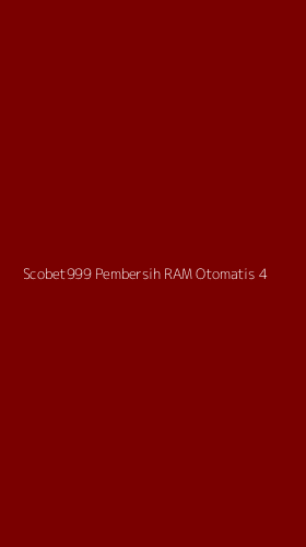 Tampilan Antarmuka Aplikasi Scobet999 Pembersih Ram Otomatis - 4