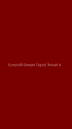 Tampilan Antarmuka Aplikasi Scorpio99 Dompet Digital Terbaik - 4
