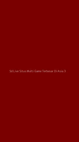 Tampilan Antarmuka Aplikasi Sd Live Situs Multi Game Terbesar Di Asia - 3