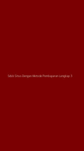 Tampilan Antarmuka Aplikasi Sdsb Situs Dengan Metode Pembayaran Lengkap - 3