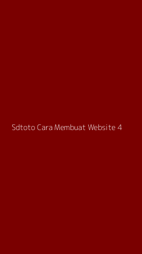 Tampilan Antarmuka Aplikasi Sdtoto Cara Membuat Website - 4