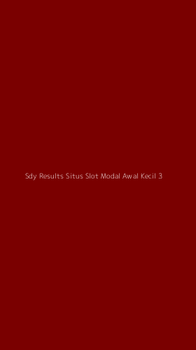 Tampilan Antarmuka Aplikasi Sdy Results Situs Slot Modal Awal Kecil - 3