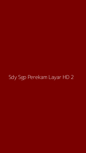 Tampilan Antarmuka Aplikasi Sdy Sgp Perekam Layar Hd - 2
