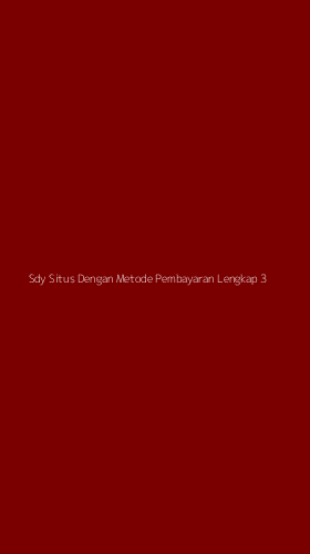 Tampilan Antarmuka Aplikasi Sdy Situs Dengan Metode Pembayaran Lengkap - 3
