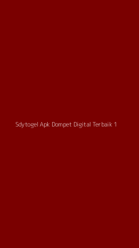 Tampilan Antarmuka Aplikasi Sdytogel Apk Dompet Digital Terbaik - 1