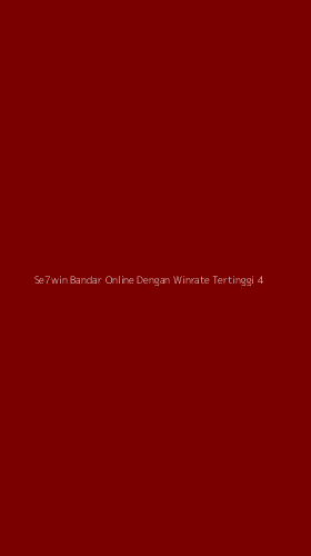 Tampilan Antarmuka Aplikasi Se7win Bandar Online Dengan Winrate Tertinggi - 4