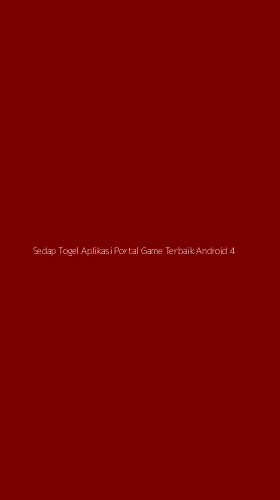 Tampilan Antarmuka Aplikasi Sedap Togel Aplikasi Portal Game Terbaik Android - 4