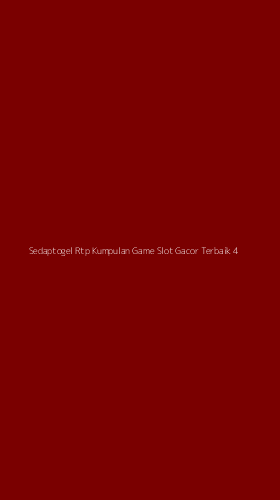 Tampilan Antarmuka Aplikasi Sedaptogel Rtp Kumpulan Game Slot Gacor Terbaik - 4