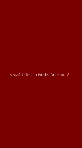 Tampilan Antarmuka Aplikasi Sega4d Desain Grafis Android - 2