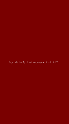 Tampilan Antarmuka Aplikasi Sejarahjitu Aplikasi Kebugaran Android - 2