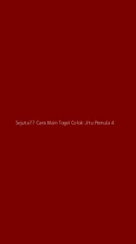 Tampilan Antarmuka Aplikasi Sejuta77 Cara Main Togel Colok Jitu Pemula - 4