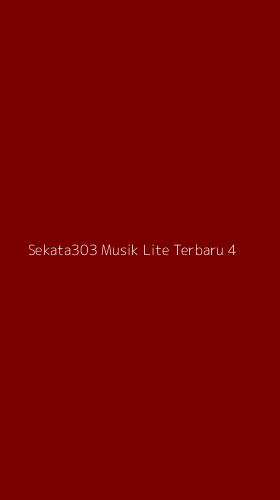 Tampilan Antarmuka Aplikasi Sekata303 Musik Lite Terbaru - 4