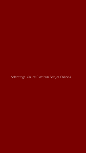 Tampilan Antarmuka Aplikasi Seleratogel Online Platform Belajar Online - 4