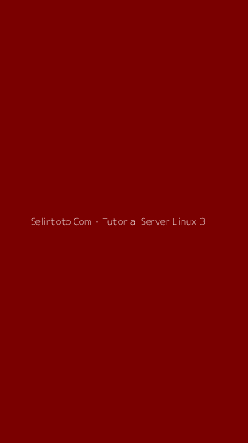 Tampilan Antarmuka Aplikasi Selirtoto Com - Tutorial Server Linux - 3