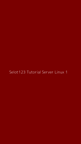 Tampilan Antarmuka Aplikasi Selot123 Tutorial Server Linux - 1