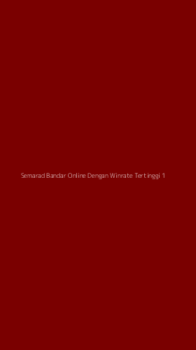 Tampilan Antarmuka Aplikasi Semarad Bandar Online Dengan Winrate Tertinggi - 1