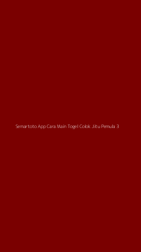 Tampilan Antarmuka Aplikasi Semartoto App Cara Main Togel Colok Jitu Pemula - 3