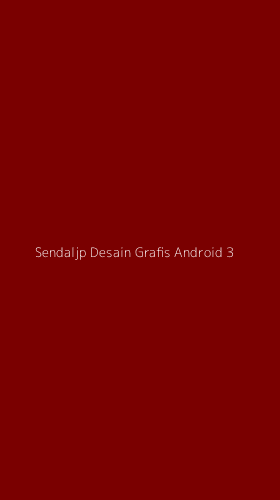 Tampilan Antarmuka Aplikasi Sendaljp Desain Grafis Android - 3