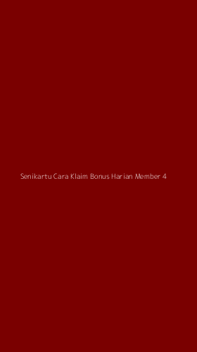 Tampilan Antarmuka Aplikasi Senikartu Cara Klaim Bonus Harian Member - 4