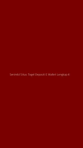 Tampilan Antarmuka Aplikasi Senin4d Situs Togel Deposit E Wallet Lengkap - 4
